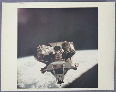 At Auction Apollo Nasa Red Numbered Lunar Module Photograph