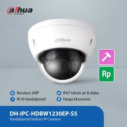 Jual DAHUA IP Camera Indoor IPC HDW1230T1 A S5 CCTV Audio 2MP H 265