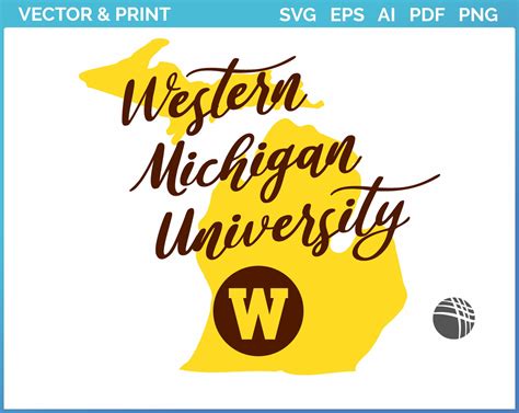 Western Michigan University, State Of Michigan, Computerized Embroidery ...