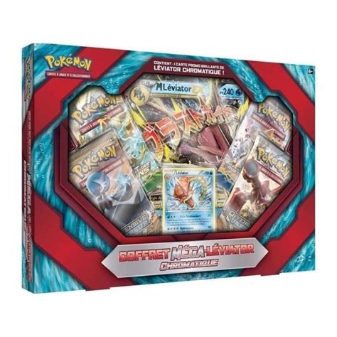 COFFRET POKEMON MEGA LEVIATOR CHROMATIQUE Achat Vente Carte A