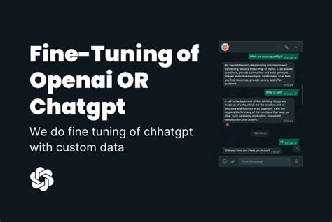 Fine Tune Chat Gpt And Gpt Using Openai