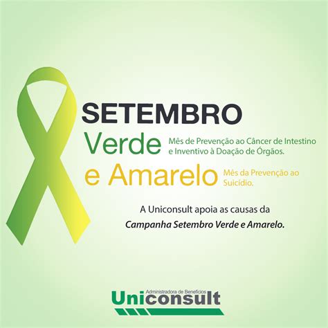 Setembro Verde E Amarelo Uniconsult