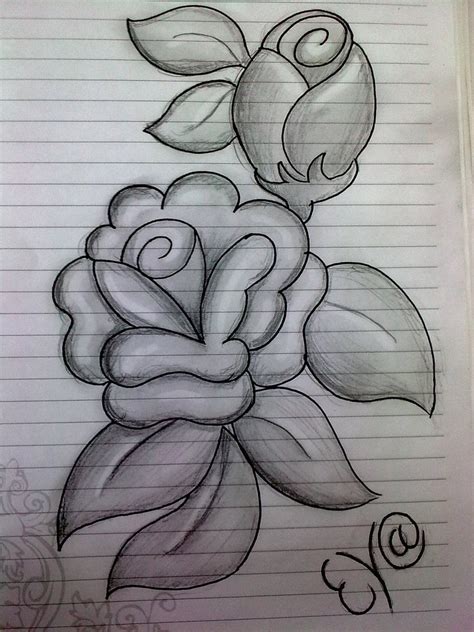 Rose Pencil Drawing Step By Step at PaintingValley.com | Explore ...