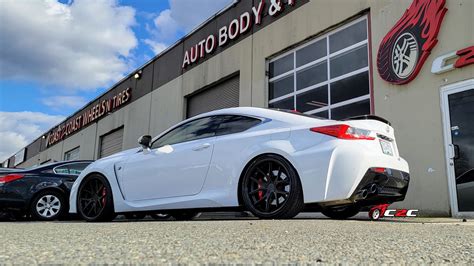 Lexus Rc F White Ferrada Fr2 Wheel Front