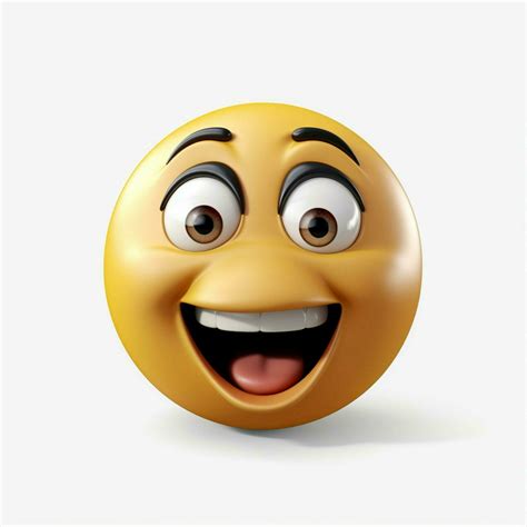 Relieved Face emoji on white background high quality 4k hd 30691993 ...