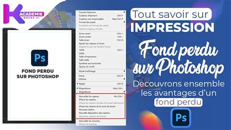 Cr Er Un Fond Perdu Sur Photoshop Mes Conseils Youtube