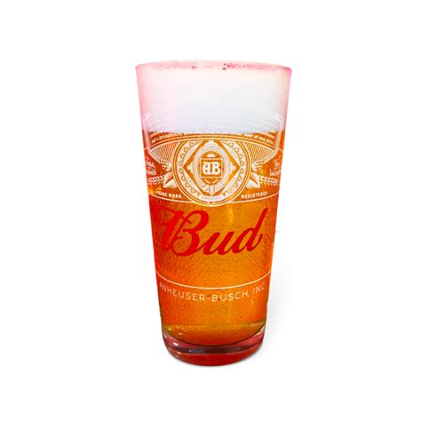 Bud Budweiser Cl Bierglas Officieel Glas Speciaal Bierglazen