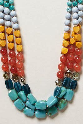 Cassie Stephens Diy A Painted Bead Necklace Beaded Necklace Girly