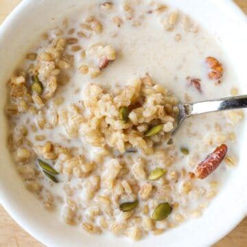 Barley Breakfast Porridge - Savas Kitchen