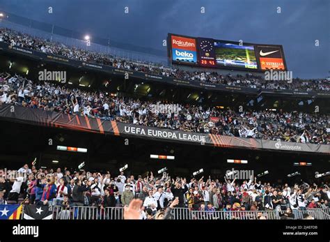 Camp Nou 14 April 2022 Barcelona Spanien UEFA Europa League