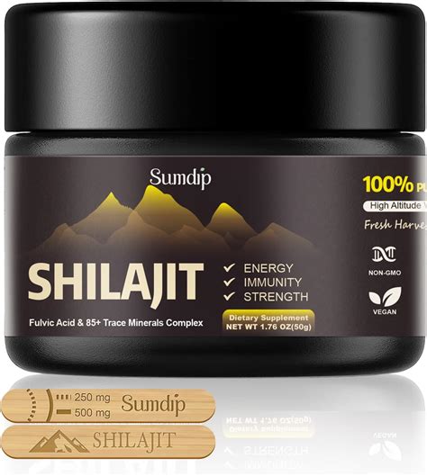 Amazon Shilajit Pure Himalayan Organic Maximum Potency Shilajit