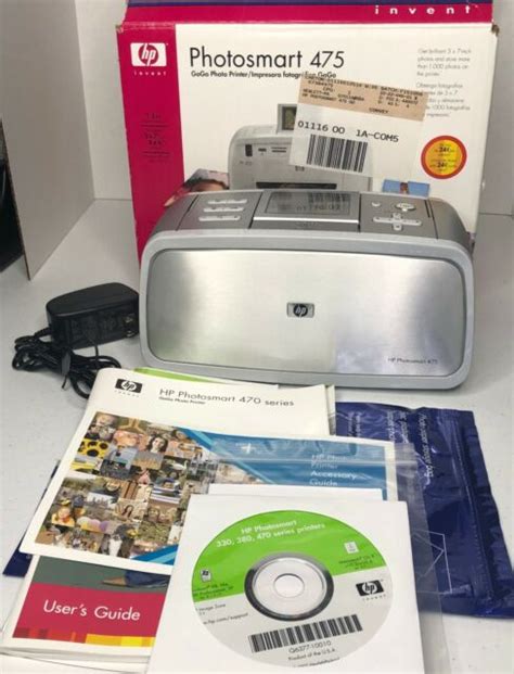 Hp Photosmart 475 Photo Printer Model Q7011a 101 Ebay