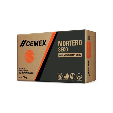 MORTERO SECO PREMEZCLADO CEMEX 25 KG The Home Depot México Ventas a