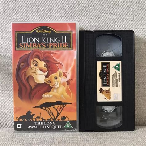 THE LION KING Ii 2 Simbas Pride Vhs Video Walt Disney 1 25