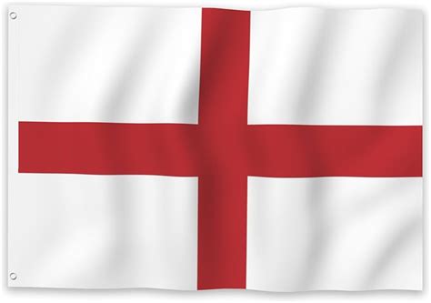 saint georges england st georges cross flag  gold fringe
