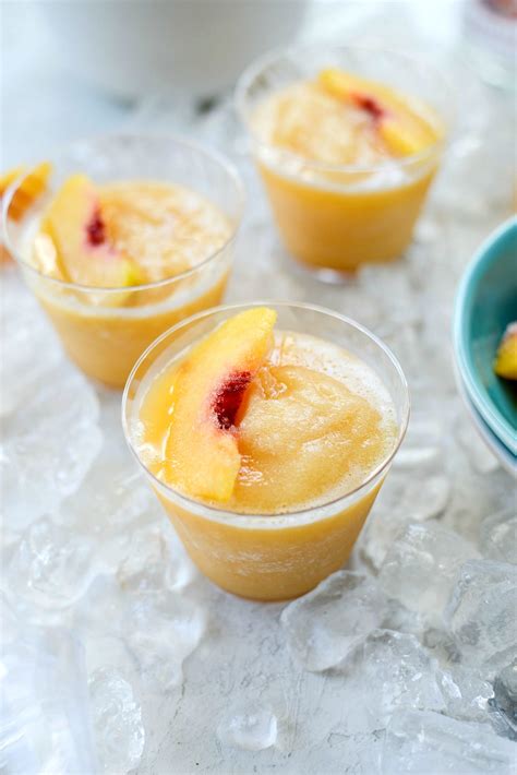 Peach Frosé Simply Scratch