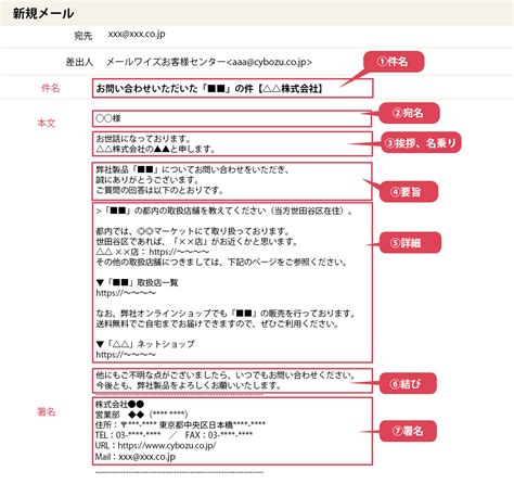 【文例付き】問い合わせメールへの正しい返信の書き方 メールワイズ式 お役立ちコラム