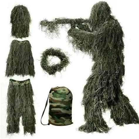 Ropa De Camuflaje En 3d Traje Ghillie Francotirador Envío gratis