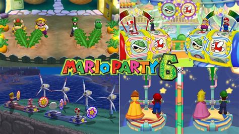 Mario Party 6 All 2 Vs 2 Minigames Youtube