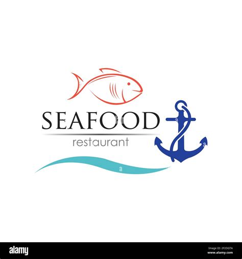 Seafood Restaurant Logo Design Fish Food And Beverage Logo Concept