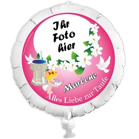 Geschenktüte Alles Liebe zur Taufe in rosa