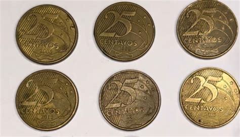 Você tem estas moedas de 25 centavos Veja dois casos em que elas podem