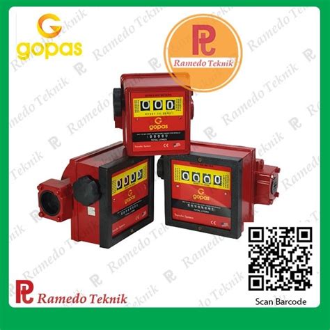 Flow Meter GOPAS Analog 1 Inch Meteran Solar Analog Series 999 C