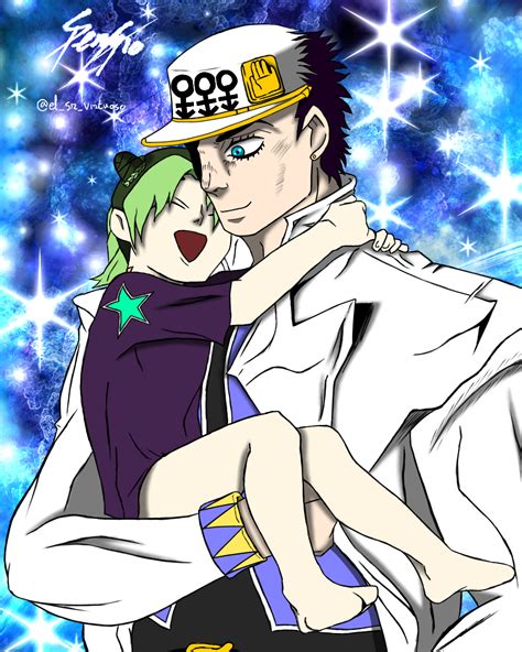 Jotaro And Jolyne By Mrsyl02 On Deviantart