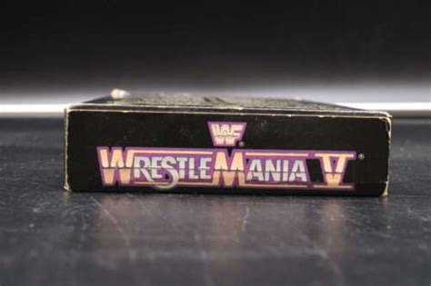 Wwf Wrestlemania V Coliseum Video Vhs Wwe Mega Powers Zj