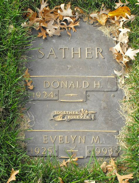 Evelyn Marie Melsby Sather 1925 1993 Find A Grave Memorial