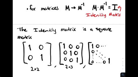 Finite Math Introducing Matrix Inverses And Determinants Youtube