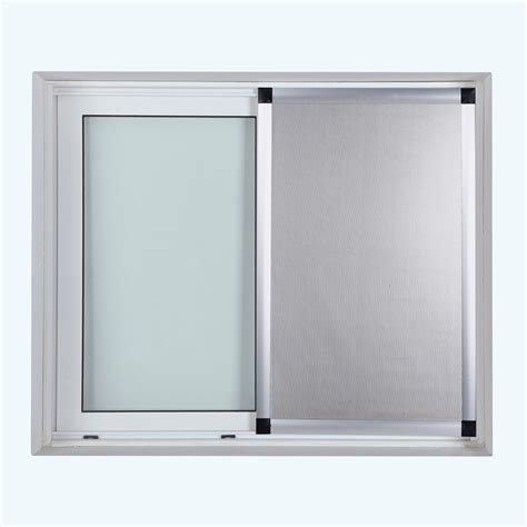 Mosquitera Ventana Corredera De Color Plata De 120x120 Cm Ancho X Alto