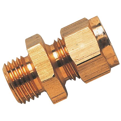 1 4 OD X 1 2 BSPP MALE BRASS STUD The Fluid Power Catalogue