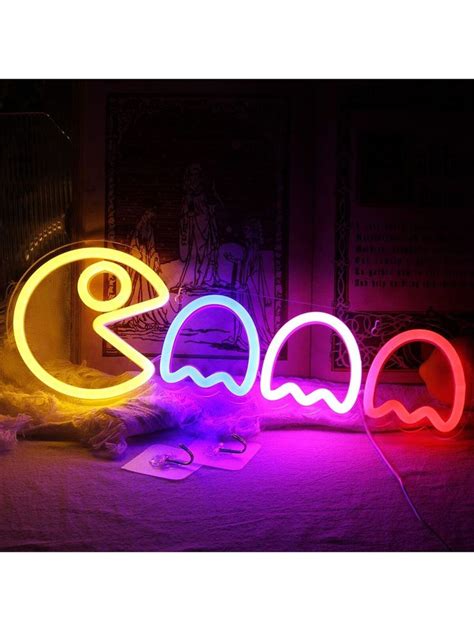 1pc 5v Usb Lady Cute Fun Bedroom Wall Hanging Decorative Backboard Neon