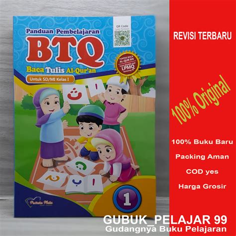 Jual Btq Baca Tulis Al Quran Kelas 1 Sd Mi Pustaka Mulia Original