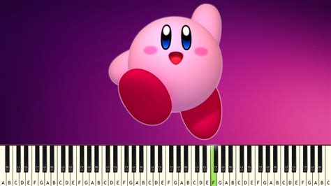 Kirby Gourmet Race Piano Tutorial Youtube