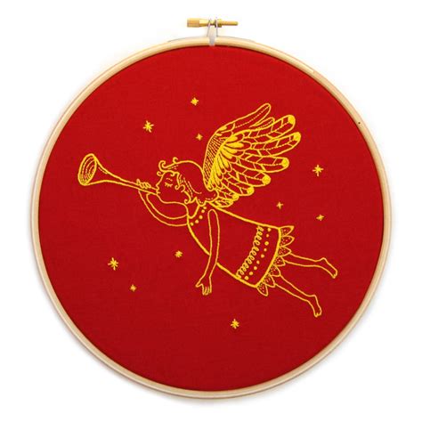 Embroidery Pattern Christmas Angel Advanced