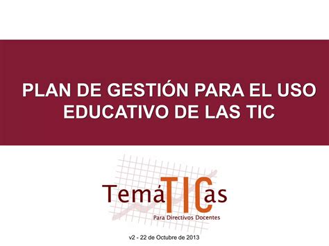 Presentacion Plan Tic Temati Cas V Ppt Descarga Gratuita