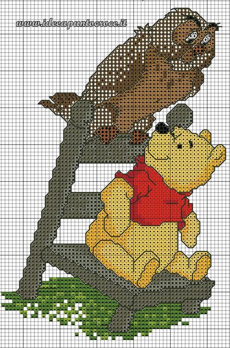 Schema Winnie The Pooh Punto Croce Beb De Ponto Cruz Padr Es De