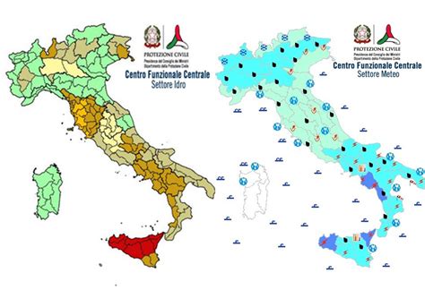 Allerta Meteo Ecco I Bollettini Della Protezione Civile Domani