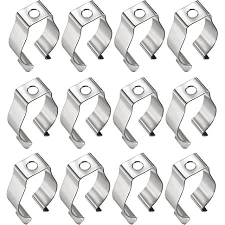 24 Pack JESLED T8 U Clips Holder Bracket For 8FT LED Light Bulbs LED