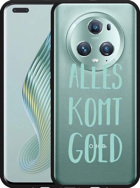 Cazy Hoesje Zwart Geschikt Voor Honor Magic Pro Alles Komt Goed Bol