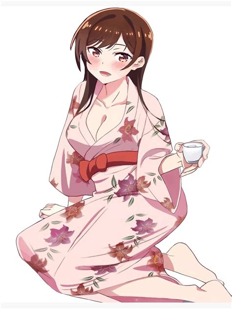 Rent A Girlfriend Chizuru Mizuhara Poster By Animelove1000 Redbubble