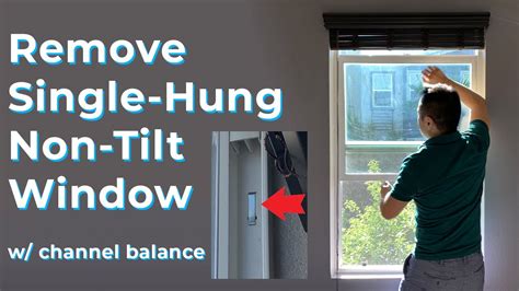 How To Remove Clean Non Tilt Single Hung Window With Channel Balance