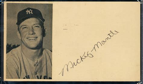 Mickey Mantle's signature through the years - Sports Collectors Digest