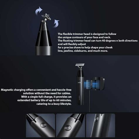 Xiaomi UniBlade Trimmer with 3 Way Shaving Head