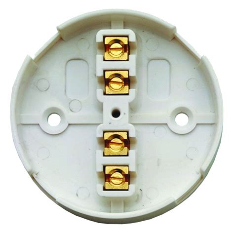 Contactum Cac2714 20a 4 Terminal Junction Box White Pack Of 10