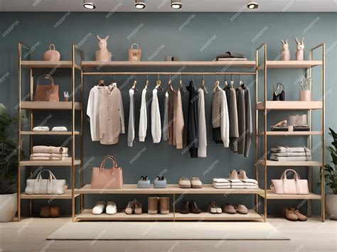 Premium Photo | Transform your clothing store into a visual masterpiece