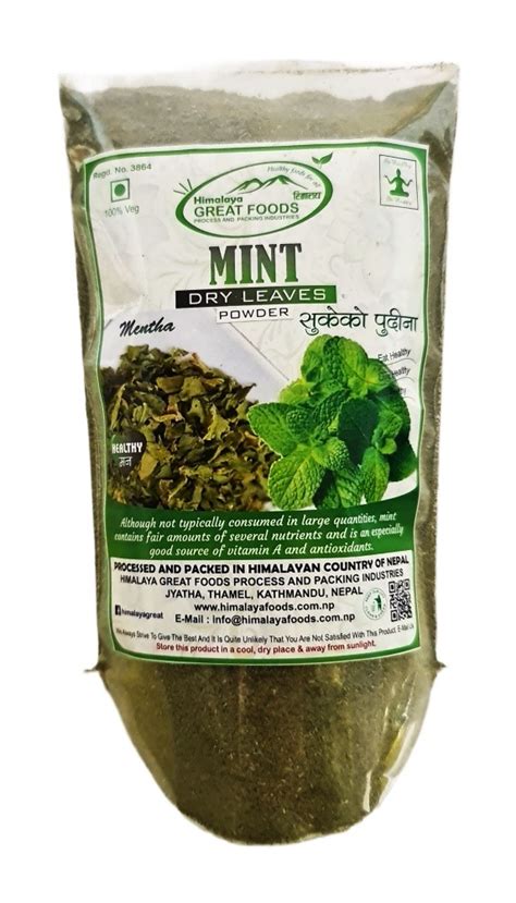 Himalaya Great Foods Dry Mint Leaf Powder पदनक धल 100 gram