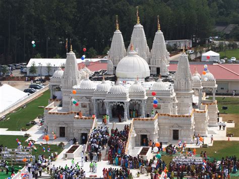 Huge Swaminarayan temple in Atlanta, USA • ThePicky